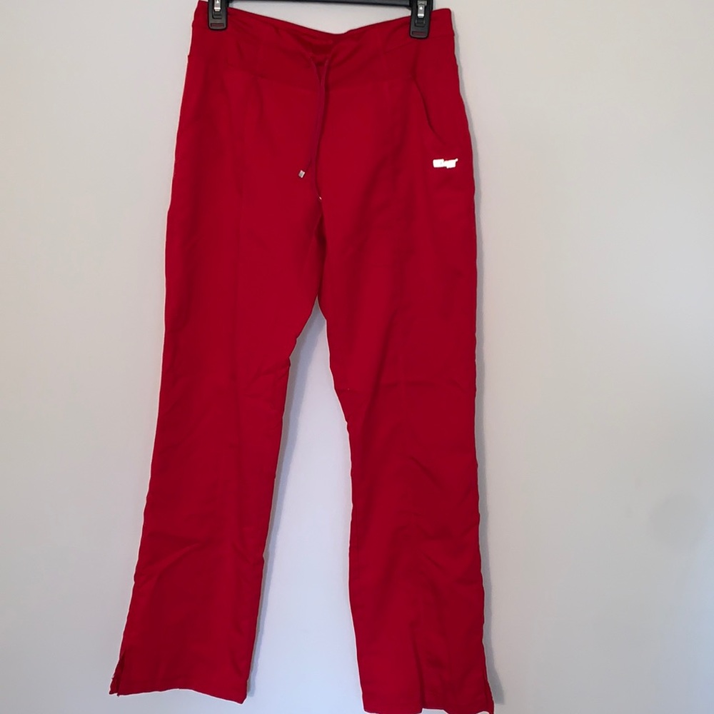 Greys Anatomy Active by Barco One red scrub pants XS